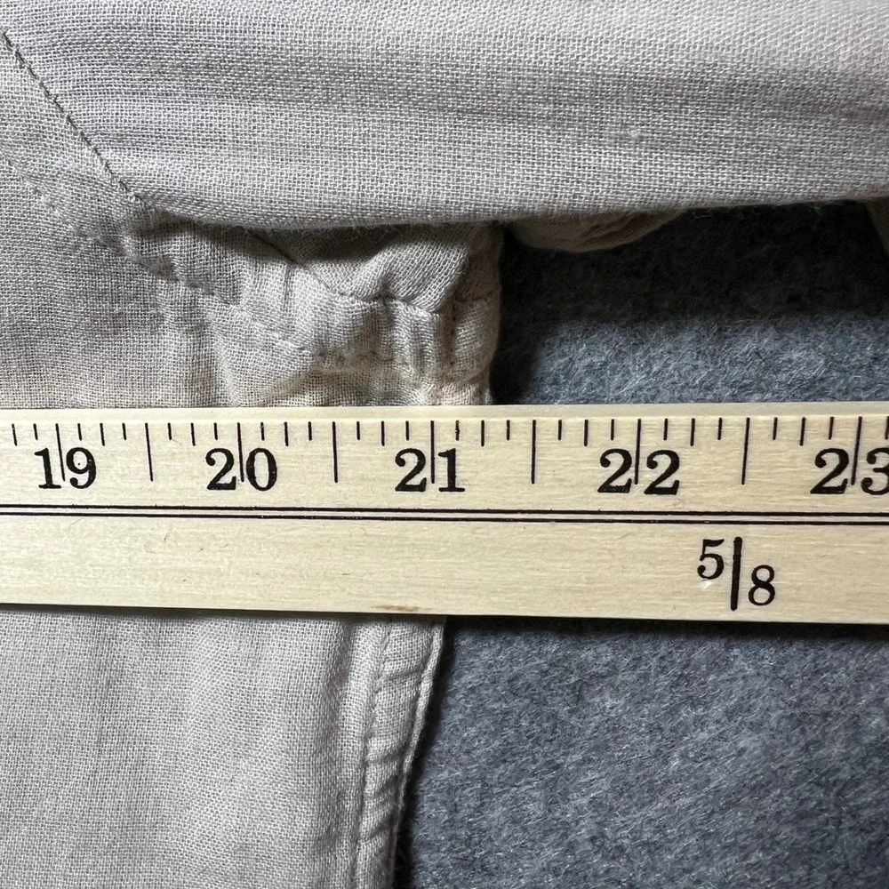 Banana Republic Mens‎ Standard Fit Cotton Button Up Shirt Beige M